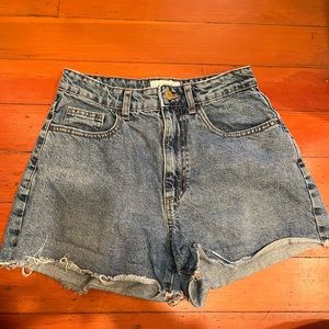 Cotton on high-rise mom denim shorts